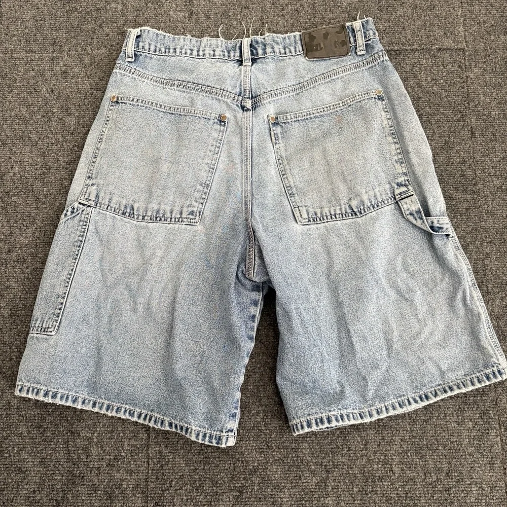 Vintage Y2K Levi's SilverTab Men's Denim Painter‎ Carpenter Shorts Size 32x10